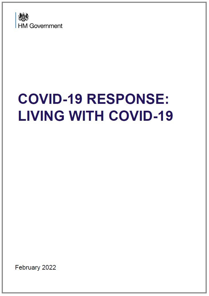 HM Government Living with Covid-19 (Monaghans)