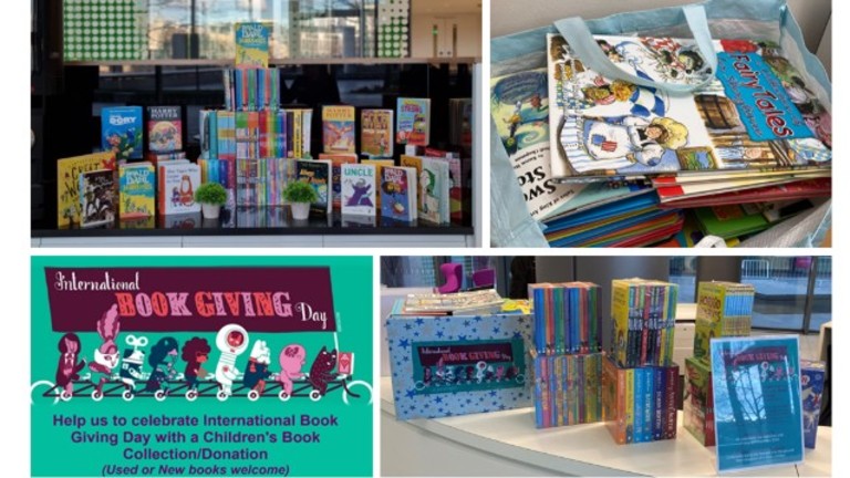 GOSH collection for international book giving day